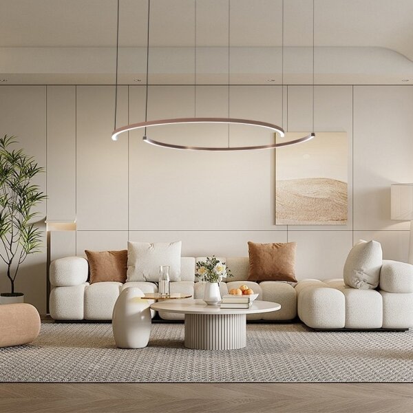 Immax NEO 07328L - LED димируем полилей на кабел FINO 72W/230V 120 cm розово злато Tuya+дистанционно управление