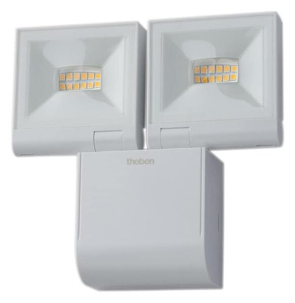 Theben - LED стенен прожектор 2xLED/10W/230V бял IP55