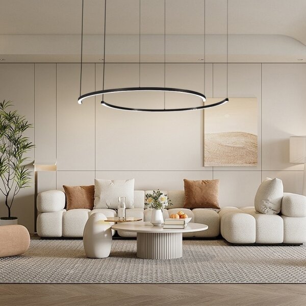 Immax NEO 07329L - LED димируема висяща лампа на кабел FINO 72W/230V 120 см черна Tuya+ДУ