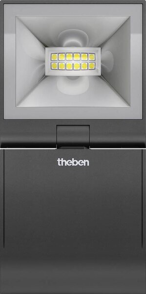 Theben - LED стенен прожектор LED/10W/230V черен IP55