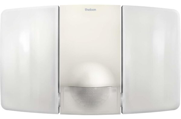 Theben - LED стенен прожектор със сензор 2xLED/10W/230V бял IP55