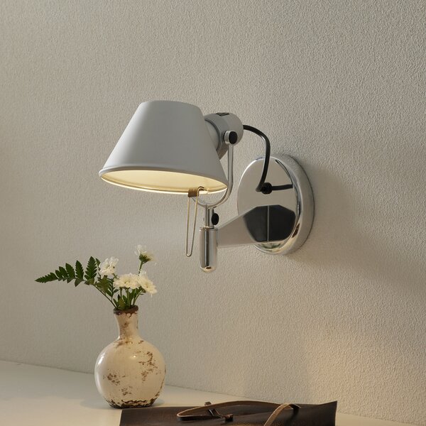 Artemide Tolomeo Faretto - Дизайнерско стенно осветление, Металик, Коридор, Метал, Дизайн