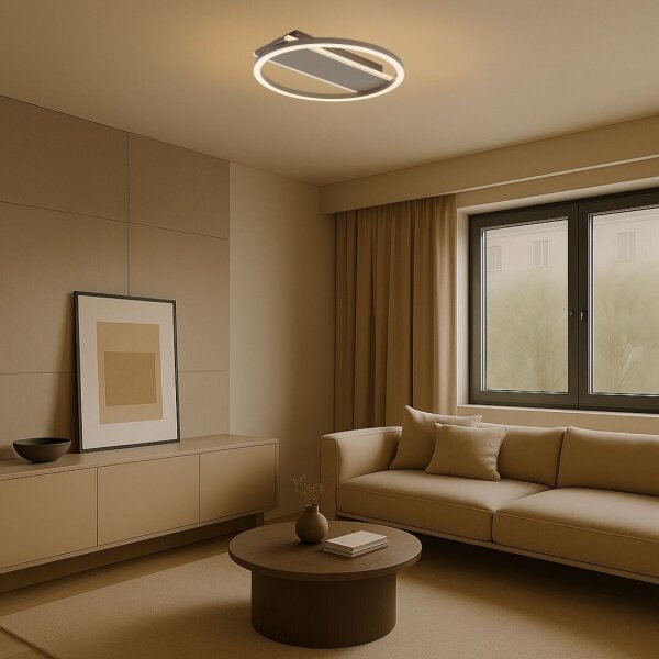 Rabalux 71474 - LED таванно осветително тяло GLAVIAN LED/24W/230V Ø 33 см