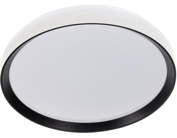 Kanlux 46281-LED Осветително тяло LIXAN с възможност за димиране 47W/230V 3000-6500K диам. 38,6 cm бяло/черно + дистанционно управление