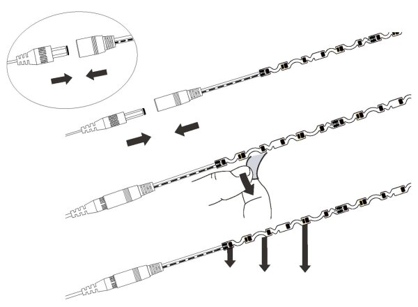 Eglo 98571 - LED Лента STRIPE LED/9,6W/230V/24V