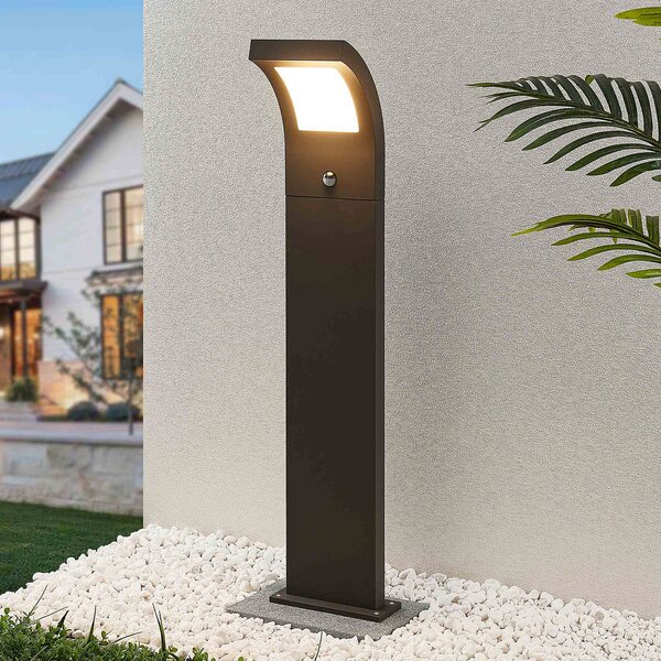 Arcchio Advik LED проектор, 100 cm, антрацит, сензор, IP54, Черен, Алуминий, Модерен
