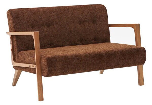 Двуместен диван TUMI, кафяв