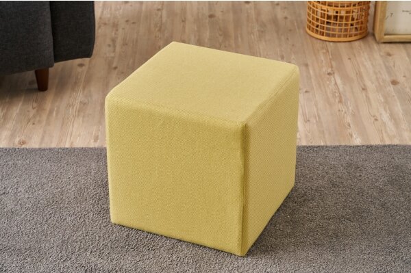Табуретка CUBI 40x40 см жълта