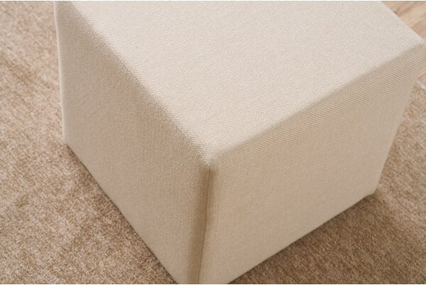 Табуретка CUBI 40x40 см кремава