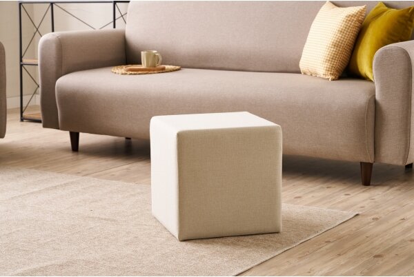Табуретка CUBI 40x40 см кремава