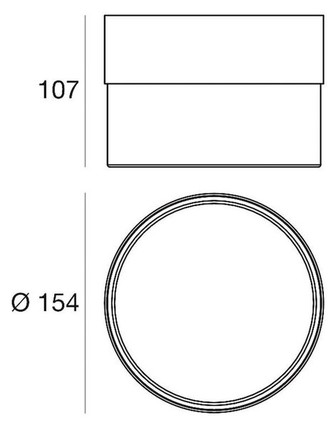 LED осветление за таван Crumb, бяло, Ø 15,4 cm, желязо, стъкло