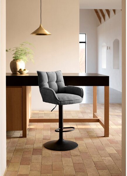 Сиви бар столове в комплект от с регулируема височина 2 бр. Marilla – Unique Furniture