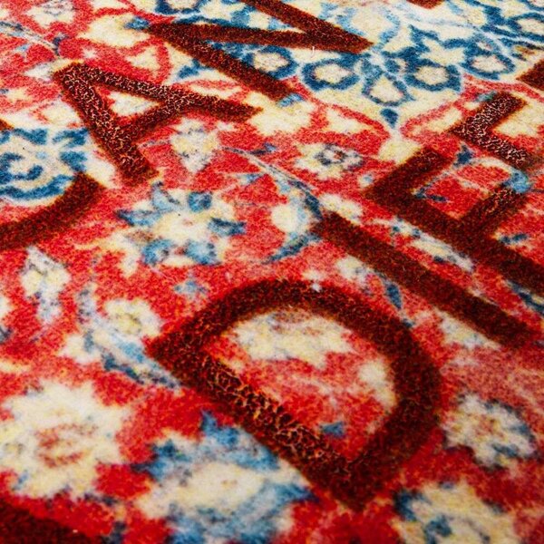 Seletti - Difference Burnt Carpet #10 80x120 Червено/Multicolor Seletti