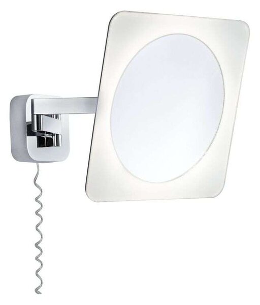 Paulmann - Bela LED Vanity Огледало w/Лампа IP44 Хром/Бялo/Огледало