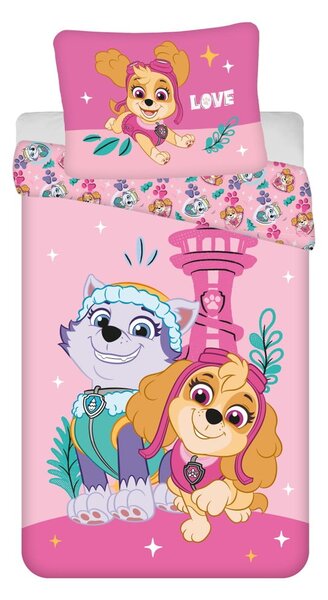 Единично детско спално бельо от микрофибър 140x200 cm Paw Patrol – Jerry Fabrics