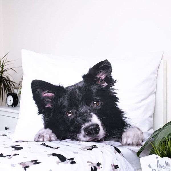 Единично памучно детско спално бельо 140x200 cm Border Collie – Jerry Fabrics