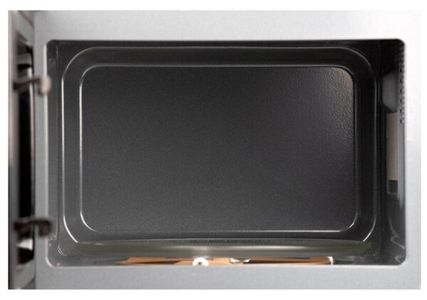 Микровълнова фурна Finlux FMO-2073BSG, 700 W, 20 литра, Грил функция, Размразяване, Таймер, Инокс/Черен