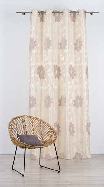 Бежово перде от жакард 140x245 cm Maura – Mendola Fabrics