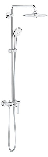 Euphoria System 260 Душ система с едноръкохватков смесител