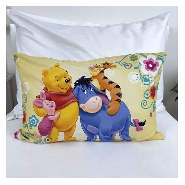 Памучно детско спално бельо за детско креватче 100x135 cm Winnie-the-Pooh – Jerry Fabrics