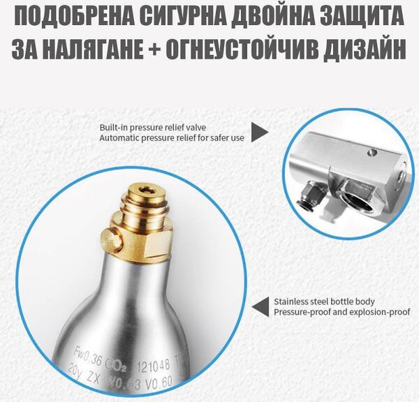 Диспенсър за вода ELIXIR Go 2, 2250W, Затопляне 18л/ч, Охлаждане 3 л/ч, 4-90°C, Газиране, 4 степенна филтрация, Wi-Fi, Тъчскрийн, Компресорен, Бял