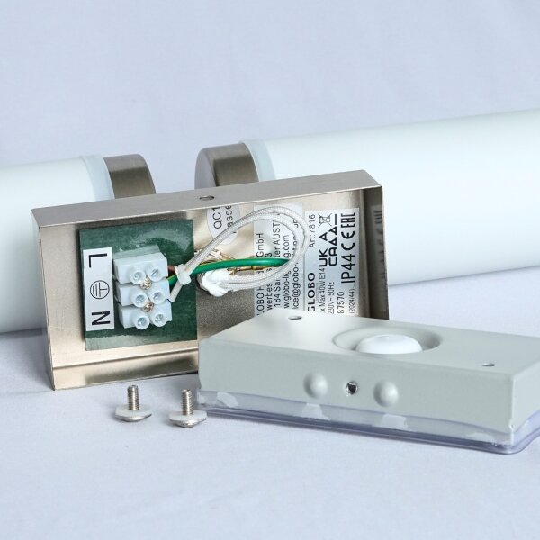 Brilagi - Стенен осветител за баня RAY 2xE14/40W/230V IP44