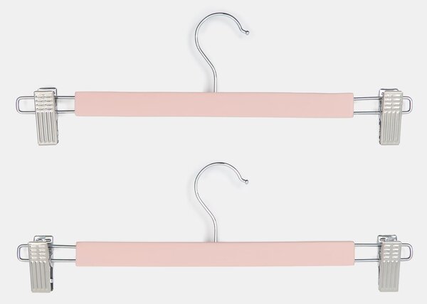Sinsay - Комплект закачалки за панталони 2 pack - пастелнорозово