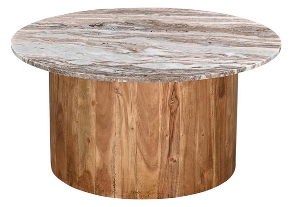 Комплект масички за кафе 2 броя Sergy boho Natural 90x90x40 cm