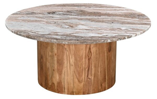 Комплект масички за кафе 2 броя Sergy boho Natural 90x90x40 cm