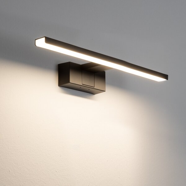 Aigostar - LED осветление за огледало за баня LED/8W/230V 4000K 40 cm IP44 черно