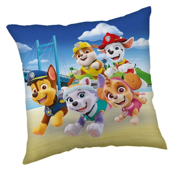 Детска възглавница 40x40 cm Paw Patrol "Bridge" – Jerry Fabrics
