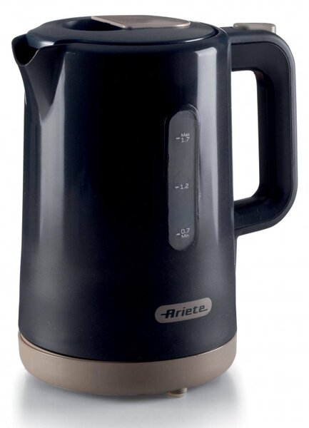 Електрическа кана Ariete BREAKFAST 2846/00, 2200W, 1.7 л, Автоматично изключване, Подвижен филтър, Тъмносив