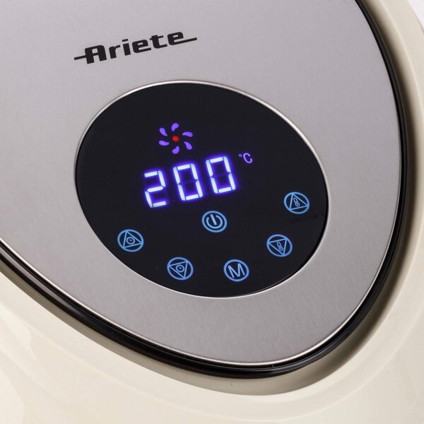 Фритюрник с горещ въздух Ariete AIRY FRYER XXL 4618/02, 1800W, 5.5 л, 7 програми, Таймер, LCD сензорен дисплей, Бежов