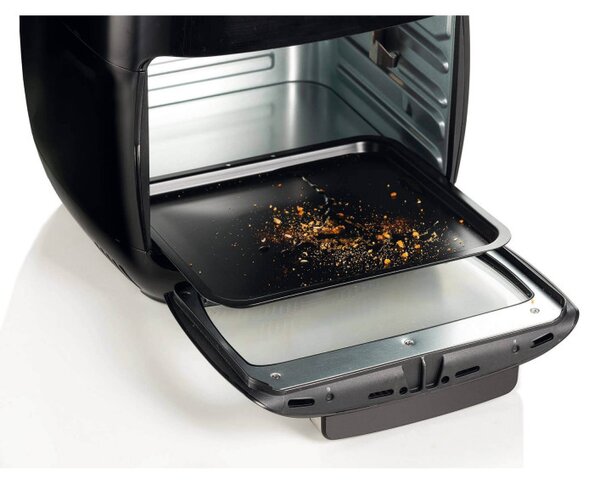Фритюрник-фурна с горещ въздух Ariete AIRY FRYER OVEN 4619/00, 2000W, 11 л, 8 програми, 80-200C, Ротационен грил, Таймер, Черен