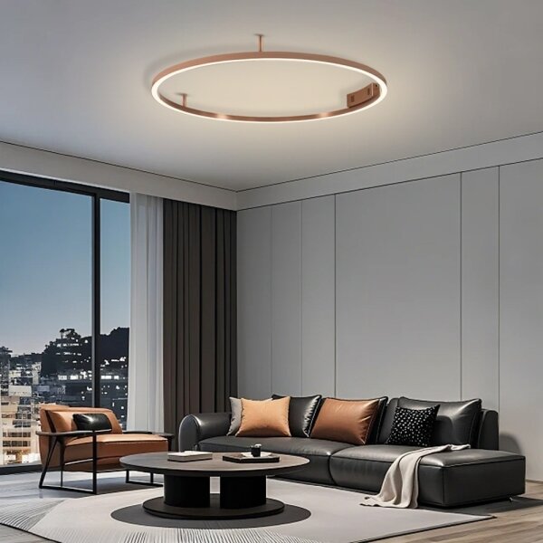 Immax NEO 07326-80C-LED Димируемо таванно осветително тяло FINO LED/55W/230V 80 см Tuya розово злато + дистанционно управление