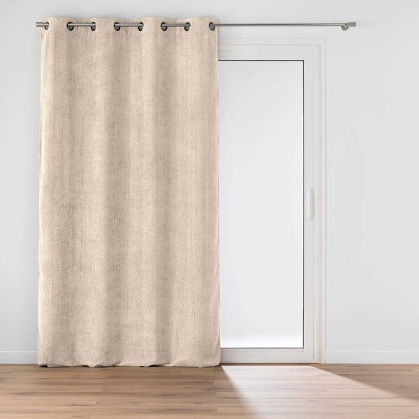 Бежово перде от шенил 140x260 cm Leo – douceur d'intérieur
