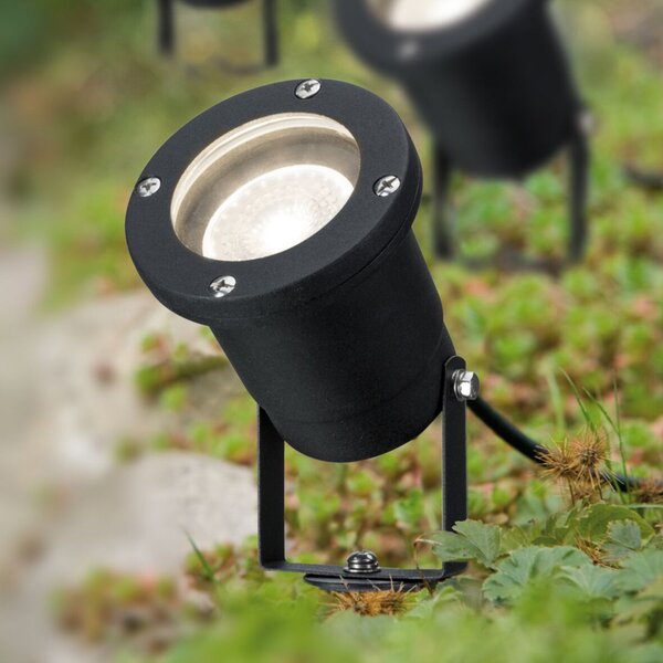 Paulmann Special Line LED прожектор за земни шипове комплект от 6, Черен, Метал