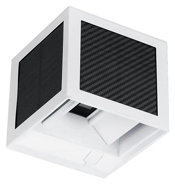 LED соларна стенна лампа със сензор LED/9W/3,7V 3000/4000/6000K IP65 2600 mAh бяла