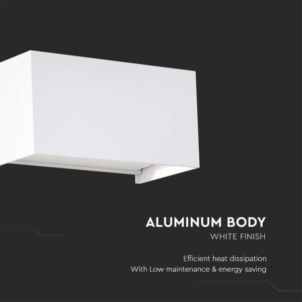 LED външно стенно осветително тяло LED/24W/230V 4000K IP65 бяло