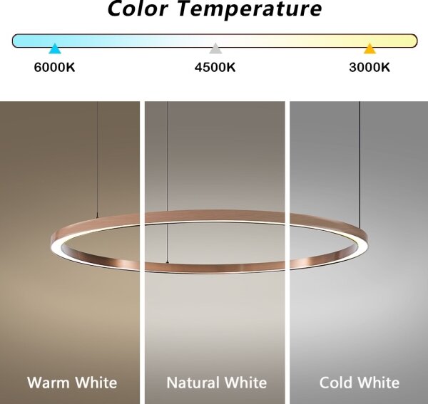 Immax NEO 07327L - димируем LED полилей на кабел FINO 55W/230V 80 cm розово злато Tuya + дистанционно управление