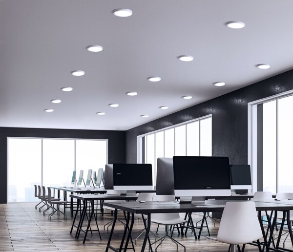 LED осветително тяло за окачен таван ALGINE 2 в 1 LED/12W/230V 4000K бяло