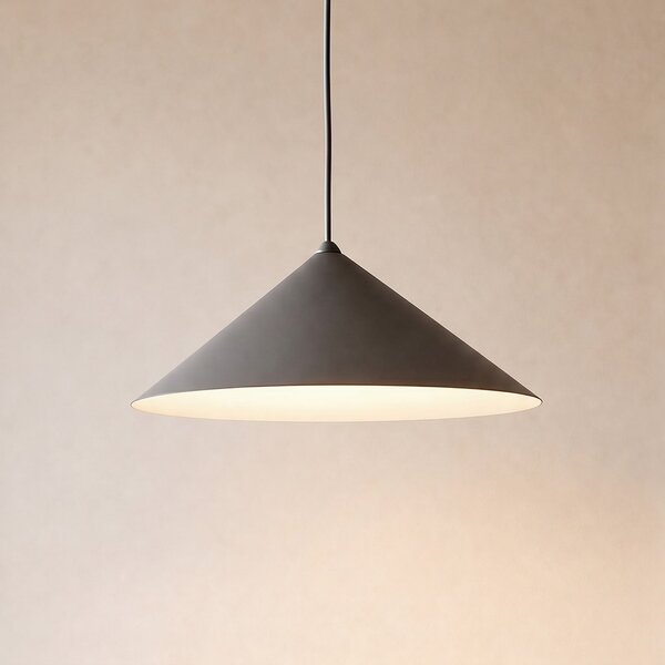 TK Lighting Висяща лампа Lume L, кафява, метал, Ø 40 см, GX53, Затъмняване, Кафяв / ръждив, Дневна/трапезария, Метал, Модерен