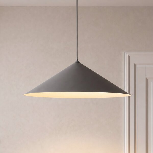 TK Lighting Висяща лампа Lume XL, кафява, метал, Ø 49 см, GX53, Затъмняване, Кафяв / ръждив, Дневна/трапезария, Метал, Модерен