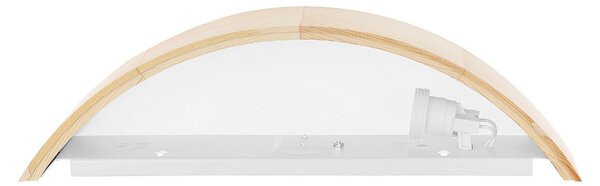 TEMAR LIGHTING Стенна лампа Cleo D1DR410, бор, 41 см дължина, E27, Затъмняване, Дърво, Дневна/трапезария, Дървесина, Модерен