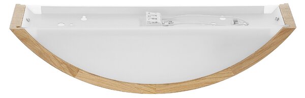TEMAR LIGHTING Стенна лампа Cleo D1DR410, дъб, 41 см дължина, E27, Затъмняване, Дърво, Дневна/трапезария, Дървесина, Модерен