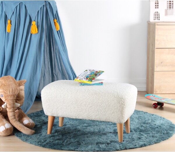 Табуретка PIXI 32x61 см бяла