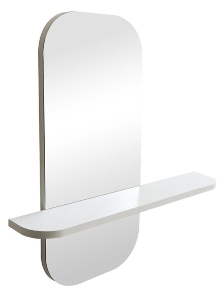 Огледало lunaria бяло mdf 60x11.5x60см