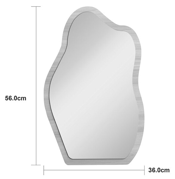 Огледало evanthia mdf естествено покритие 36x1.2x56см