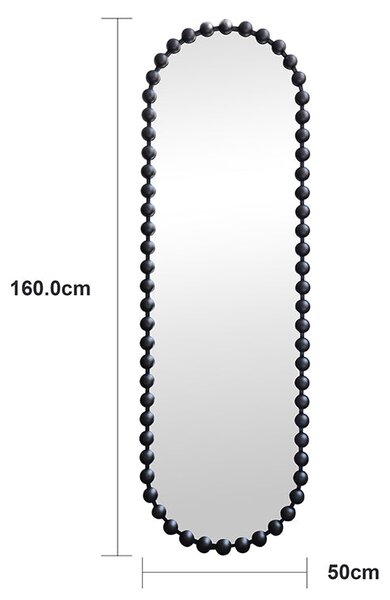 Огледало myrtus златист метал 40x2,5x160 см
