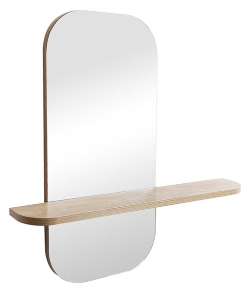 Огледало lunaria mdf в естествено покритие 60x11.5x60см